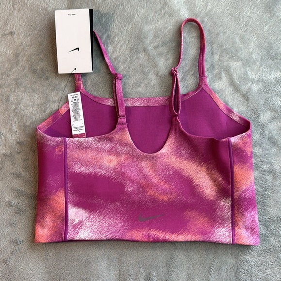 NWT Nike One Convertible Light Support Sports Bra Pink Size Small - Picture 3 of 8